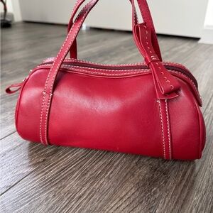 Cole Haan vintage red leather bag